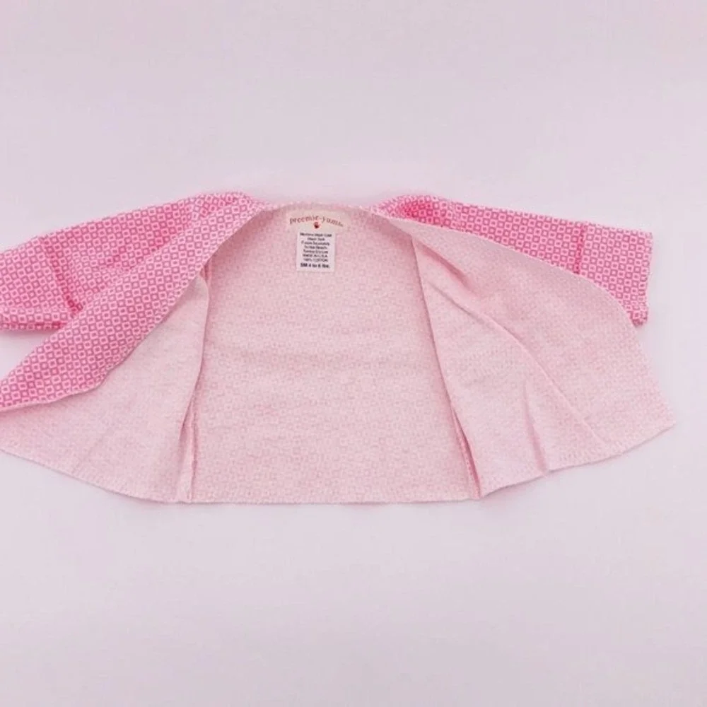 New 6 to 8 Pounds Set Long Sleeve‎ Tee Pant 2 Piece Bundle Newborn Baby Girl